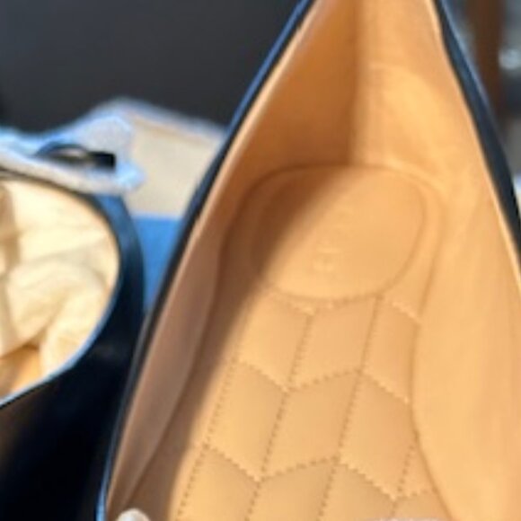 Coach Annabel Black Leather Ballet - Picture 6 of 9